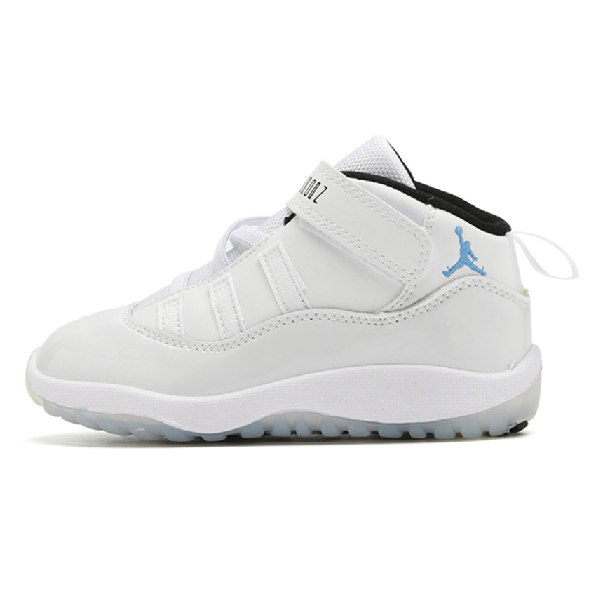 Youth White Running Weapon Air Jordan 11 Shoes 027